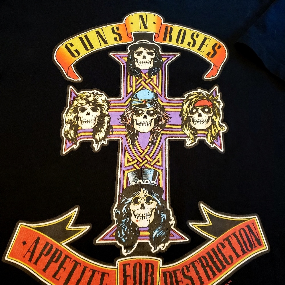 SOLD TO Round II🔥 Fear of God Guns & Roses band t - Picture 2 of 6